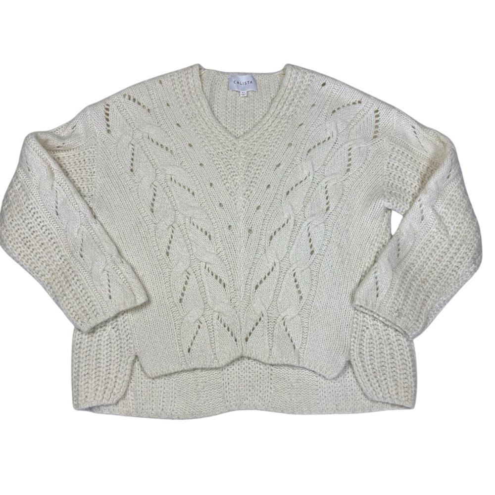 Calista wool blend  V-Neck Sweater